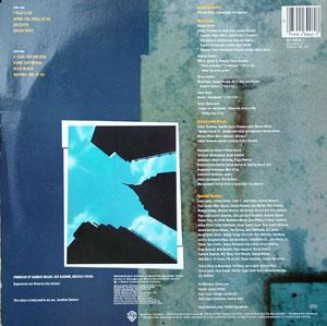 Back Cover Album David Sanborn - Backstreet Back Cover Album David Sanborn - Backstreet