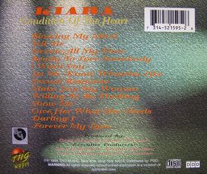 Back Cover Album Kiara - Condition Of The Heart