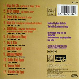 Back Cover Album Arb - The Hard And Soft Back Cover Album Arb - The Hard And Soft