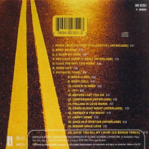 Back Cover Album Blackstreet - Blackstreet