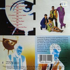 Back Cover Album Atlantic Starr - Love Crazy