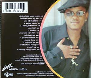 Back Cover Album Donell Jones - My Heart