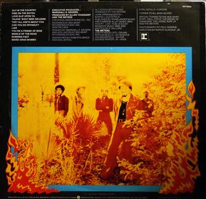 Back Cover Album The Meters - Fire On The Bayou Back Cover Album The Meters - Fire On The Bayou