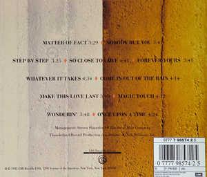 Back Cover Album Wendy Moten - Wendy Moten