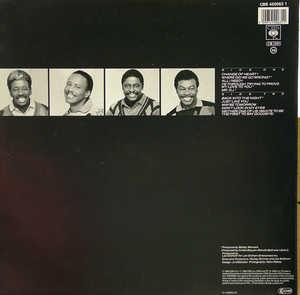 Back Cover Album The Manhattans - Back To Basics