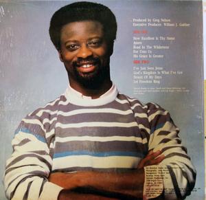 Back Cover Album Larnelle Harris - I've Just Seen Jesus Back Cover Album Larnelle Harris - I've Just Seen Jesus