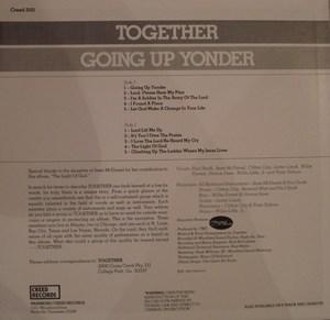 Back Cover Album Together - Together Back Cover Album Together - Together