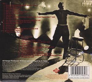 Back Cover Album R. Kelly - R. (Disc 1 & 2)