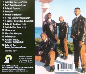 Back Cover Album By Chance - Gotta Get That Lovin