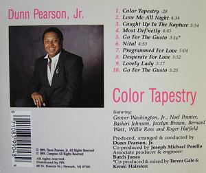 Back Cover Album Dunn Pearson Jr - Color Tapestry