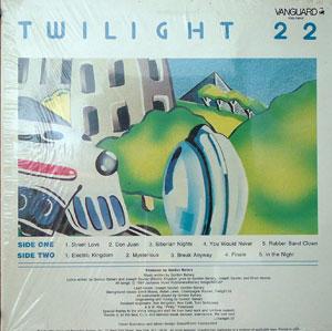 Back Cover Album Twilight 22 - Twilight 22 Back Cover Album Twilight 22 - Twilight 22