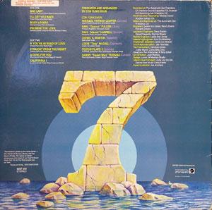 Back Cover Album Con Funk Shun - 7 (Seven)