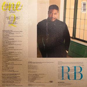 Back Cover Album Robert Brookins - Let It Be Me