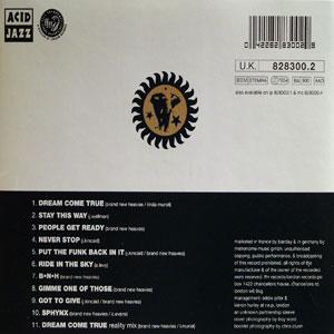 Back Cover Album The Brand New Heavies - The Brand New Heavies