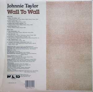Back Cover Album Johnnie Taylor - Wall To Wall Back Cover Album Johnnie Taylor - Wall To Wall