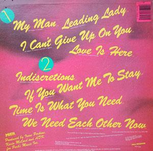 Back Cover Album Candye Edwards - Candye Back Cover Album Candye Edwards - Candye
