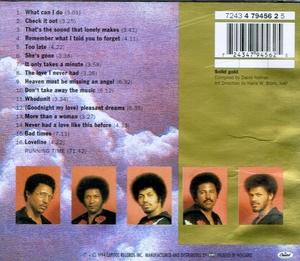 Back Cover Album Tavares - Solid Gold