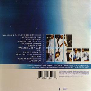 Back Cover Album Silk - Love Session Back Cover Album Silk - Love Session