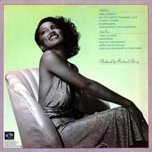 Back Cover Album Marva King - Feels Right