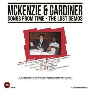 Back Cover Album Mckenzie & Gardiner - Songs From Time - The Lost Demos