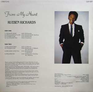 Back Cover Album Rueben Richards - From My Heart