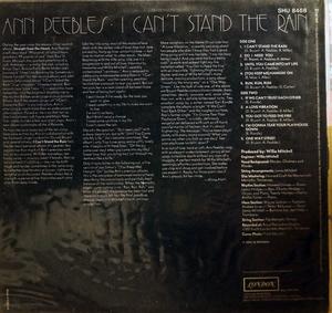 Back Cover Album Ann Peebles - I Can't Stand The Rain Back Cover Album Ann Peebles - I Can't Stand The Rain