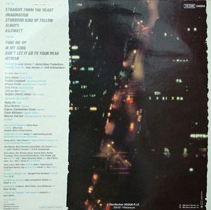 Back Cover Album Fat Larry's Band - Straight From The Heart Back Cover Album Fat Larry's Band - Straight From The Heart