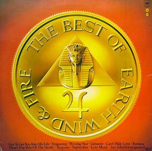 Back Cover Album Wind & Fire Earth - Best Of E W & F