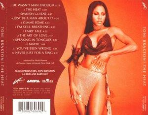 Back Cover Album Toni Braxton - The Heat