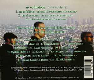 Back Cover Album Higher Ground - Evolution Back Cover Album Higher Ground - Evolution