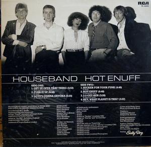 Back Cover Album Houseband - Hot Enuff Back Cover Album Houseband - Hot Enuff