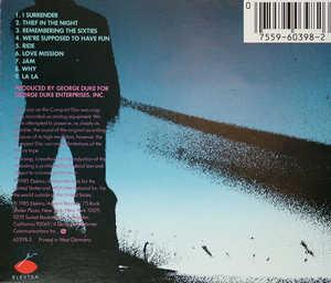 Back Cover Album George Duke - Thief In The Night