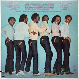 Back Cover Album Commodores - In The Pocket Back Cover Album Commodores - In The Pocket
