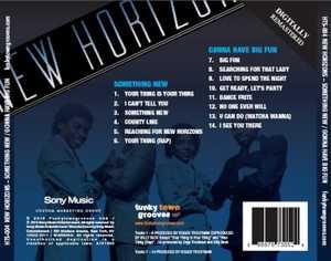 Back Cover Album New Horizons - Something New | funkytowngrooves usa records | HTS 004 | US Back Cover Album New Horizons - Something New | funkytowngrooves usa records | HTS 004 | US