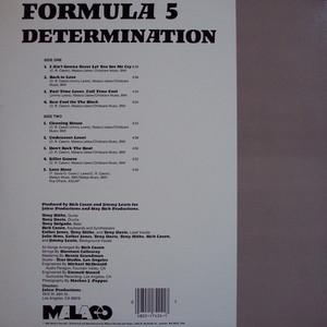 Back Cover Album Formula Five - Determination