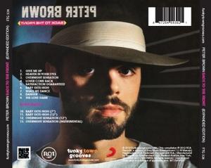 Back Cover Album Peter Brown - Back To The Front | funkytowngrooves records | FTG-327 | US Back Cover Album Peter Brown - Back To The Front | funkytowngrooves records | FTG-327 | US