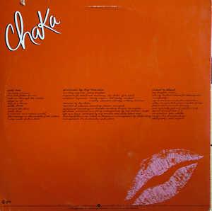Back Cover Album Chaka Khan - Chaka Back Cover Album Chaka Khan - Chaka