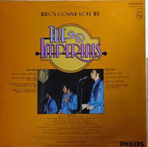 Back Cover Album Little Anthony And The Imperials - Who's Gonna Love Me Back Cover Album Little Anthony And The Imperials - Who's Gonna Love Me