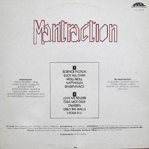 Back Cover Album Mantraction - Mantraction