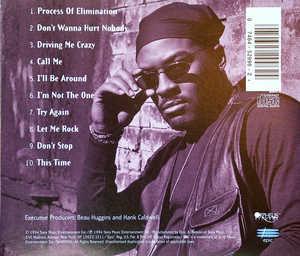 Back Cover Album Eric Gable - Process Of Elimination