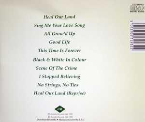 Back Cover Album Jonathan Butler - Heal Our Land
