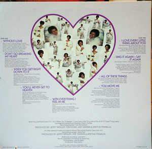 Back Cover Album Aretha Franklin - With Everything I Feel In Me Back Cover Album Aretha Franklin - With Everything I Feel In Me