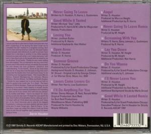 Back Cover Album Darrin Houston - Never Going To Leave