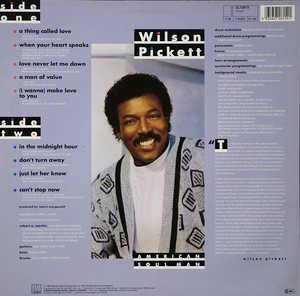 Back Cover Album Wilson Pickett - American Soul Man
