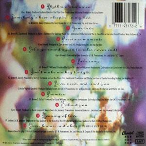 Back Cover Album Gary Brown - Rhythm Or Romance