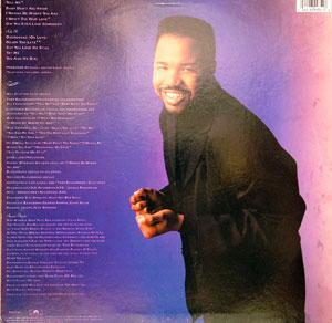 Back Cover Album Willie Clayton - Never Too Late