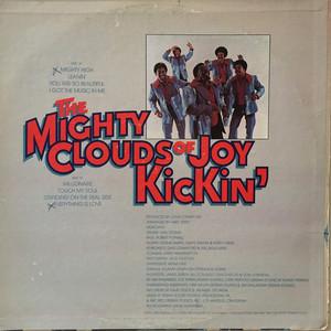Back Cover Album The Mighty Clouds Of Joy - Kickin' Back Cover Album The Mighty Clouds Of Joy - Kickin'