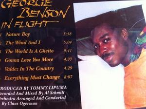 Back Cover Album George Benson - In Flight  | warner bros. records | BSK 2983 | US