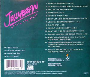 Back Cover Album Jellybean - Spillin' The Beans