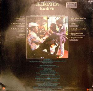 Back Cover Album Delegation - Eau De Vie